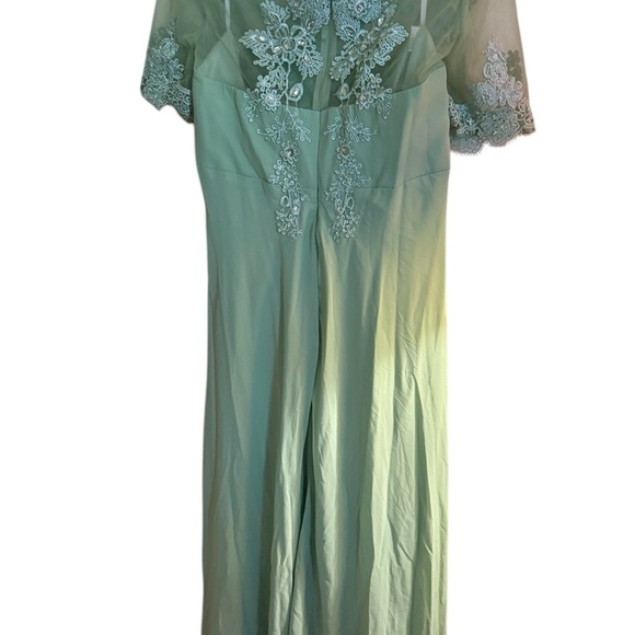 Lover Kiss Women’s Long Elegant Dress – Mint Green – Maxi Formal. Size XXL - Picture 9 of 14